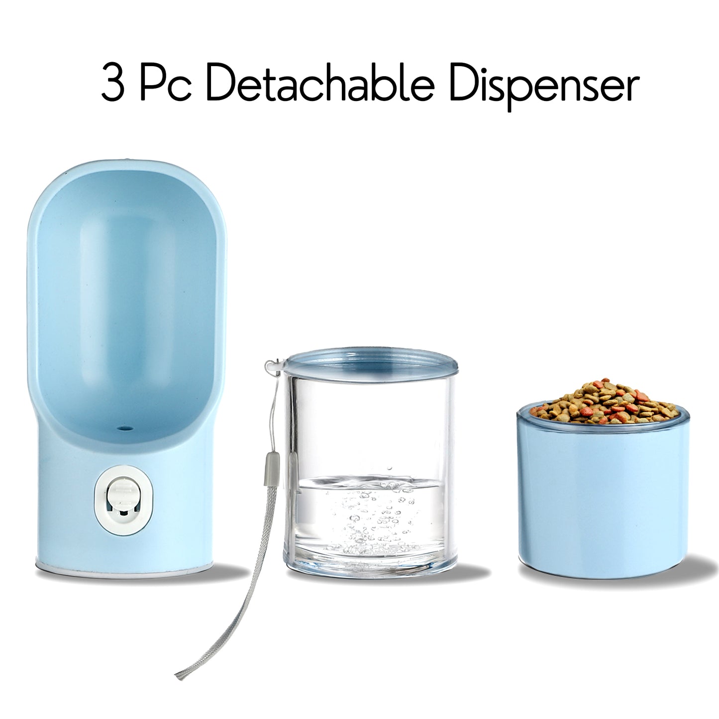 Portable Travel Water And Food Carrier Bottle