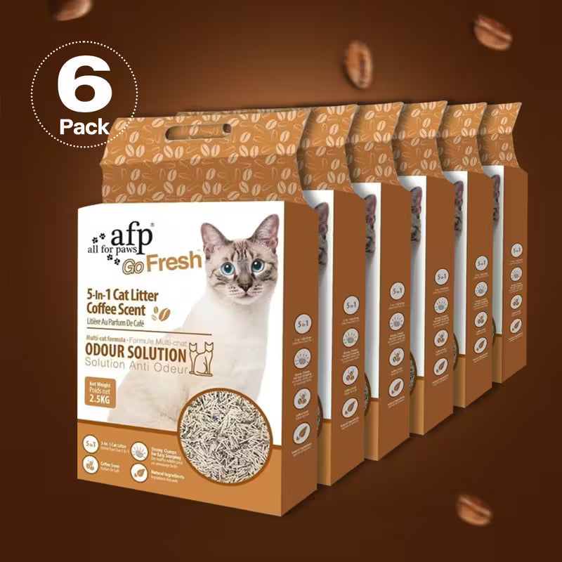 5 in 1 Tofu Cat Litter (Coffee Scent)