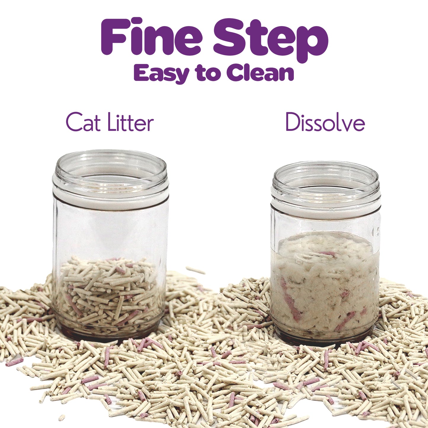 Probiotic Clumping Tofu Cat Litter by Fine Step