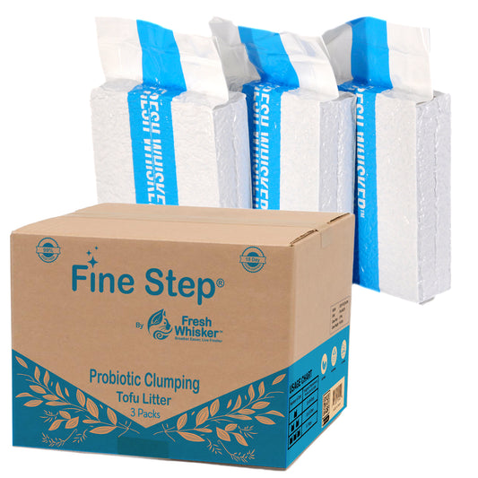 Probiotic Clumping Tofu Cat Litter by Fine Step