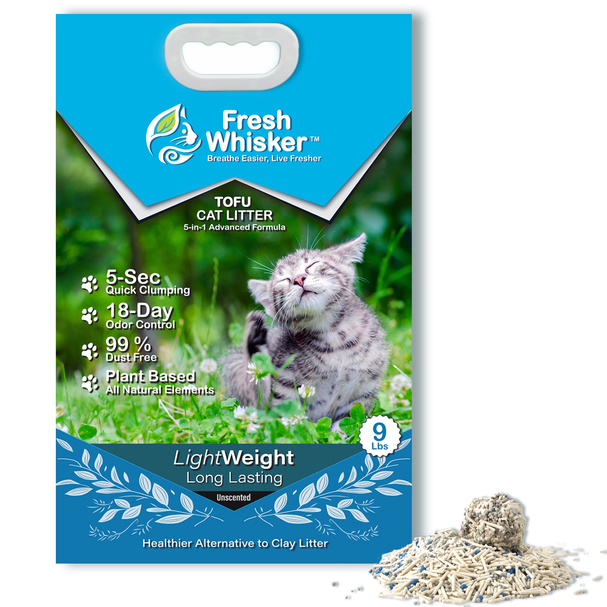 5 in 1 PP Tofu Cat Litter by Fresh Whisker FreshWhisker