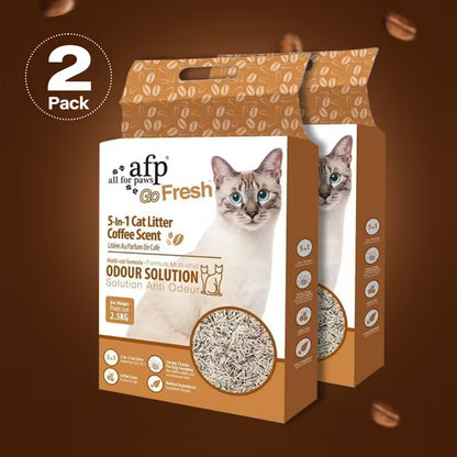 5 in 1 Tofu Cat Litter (Coffee Scent)