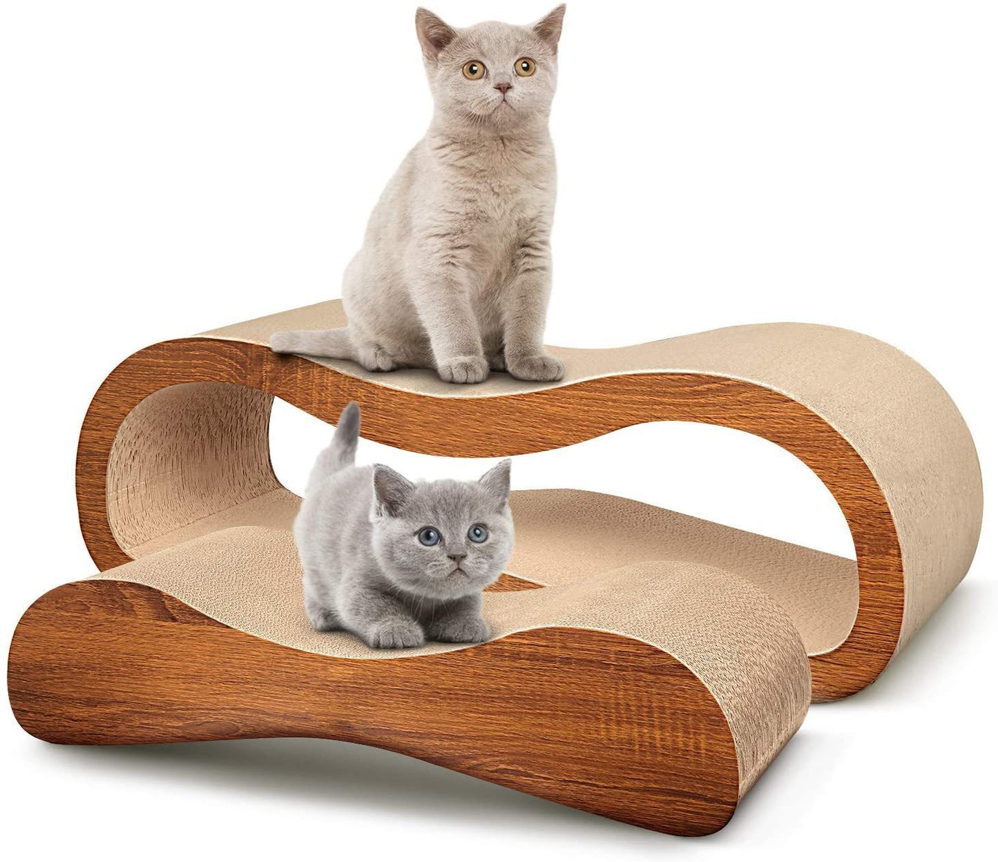 2-in-1 Cat Scratcher & Lounge Bed for Protecting Furniture