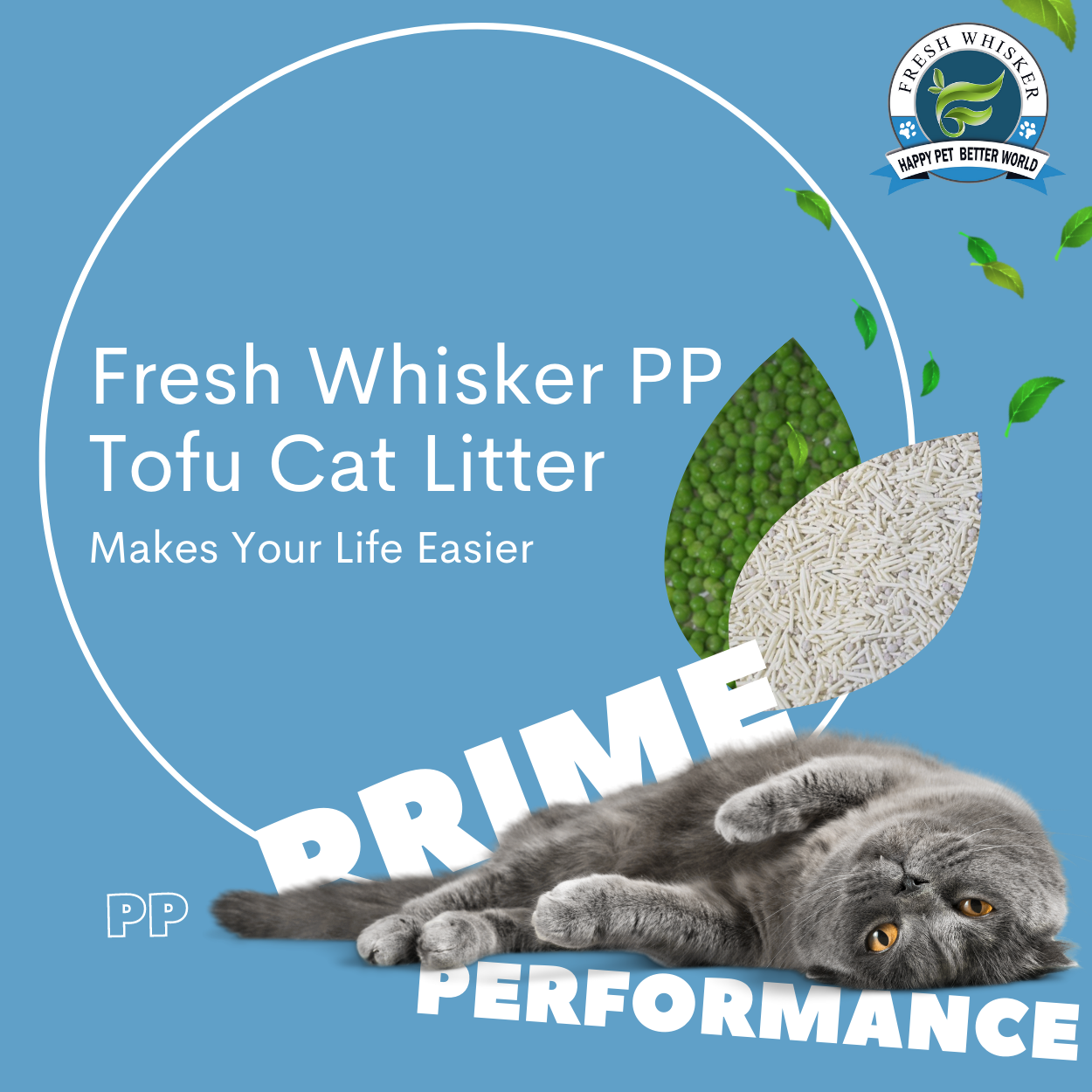 5 in 1 PP Tofu Cat Litter